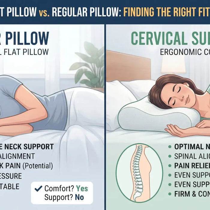 Cervical Support Pillow vs. Regular Pillow