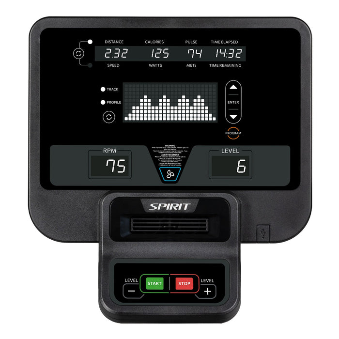 Spirit Fitness CU800 Upright Bike