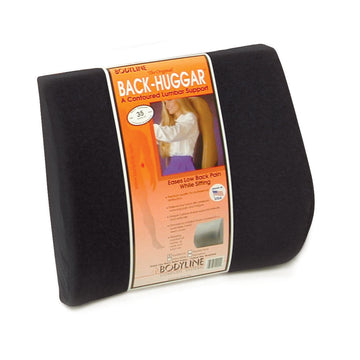 Back-Huggar Lumbar Support Cushion - Black