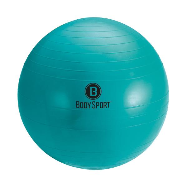TRESKO Ballon Fitness Yoga Balle d'Exercice Antidérapant Balle Gymnastique  avec Pompe 300 kg, avec pompe à air, Noir