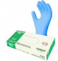 CLEARANCE - Nitrile Gloves Blue, 3mm  100/box