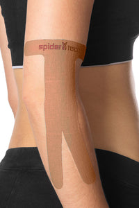 Pack clinique de ruban prédécoupé SpiderTech Elbow Spider (10), spécifiez la couleur