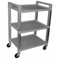 Poly Cart, 3 shelf - Grey or White